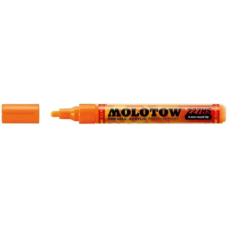 Molotow Permanentmarker ONE4ALL 227 HS, nachfüllbar, 4 mm, neonorange fluor