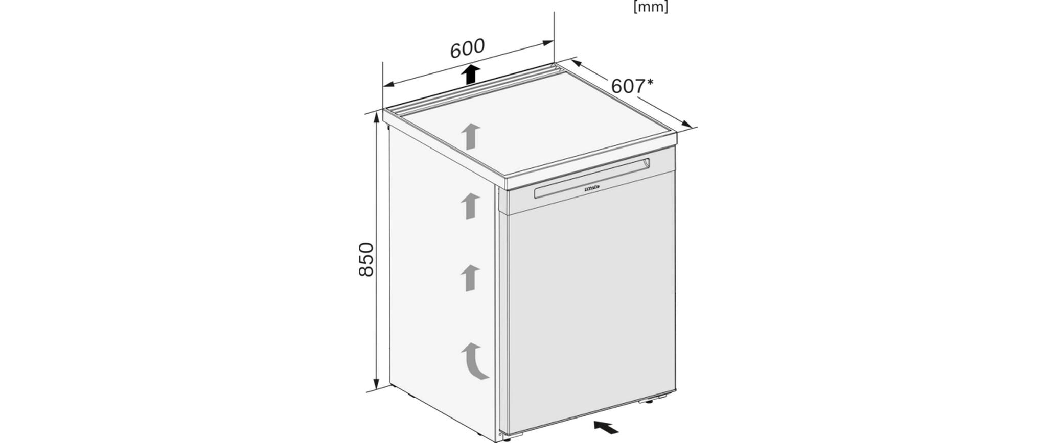 Gefrierschrank F 4001 D Rechts<br>Stand-Gefrierschrank mit ComfortFrost, SuperFrost und VarioRoom für flexible und sichere Lagerung