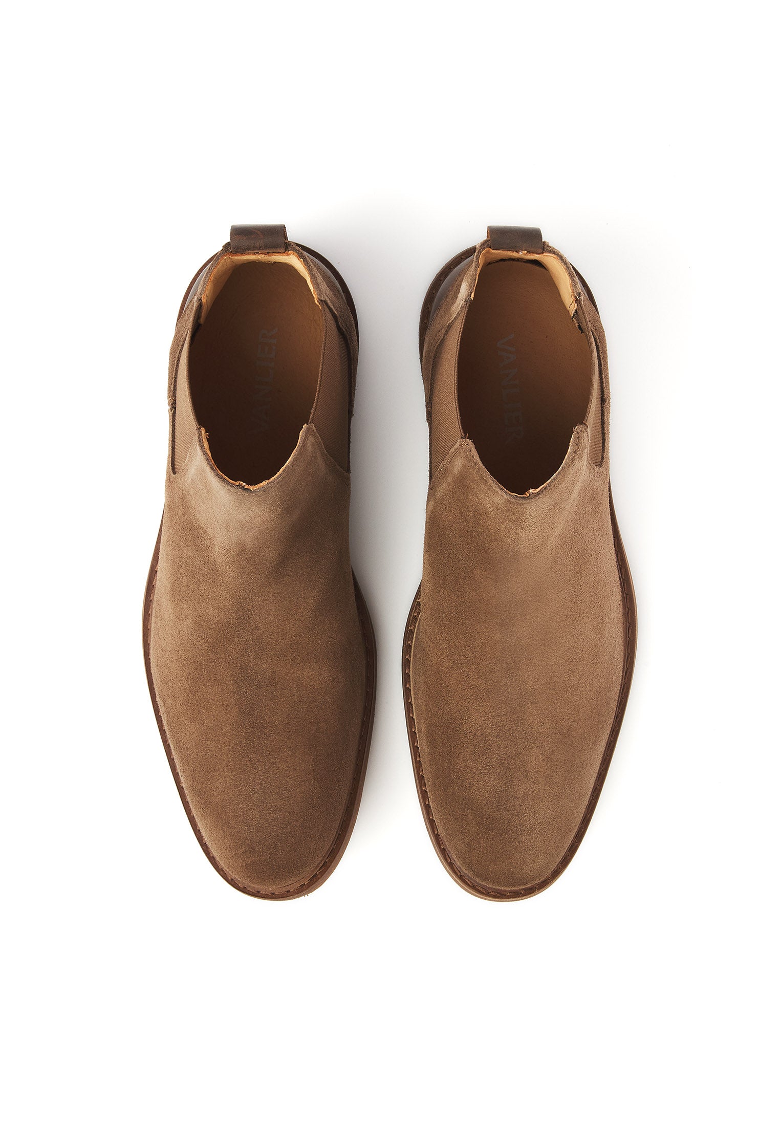 Licht bruin suède Dino chelsea boot