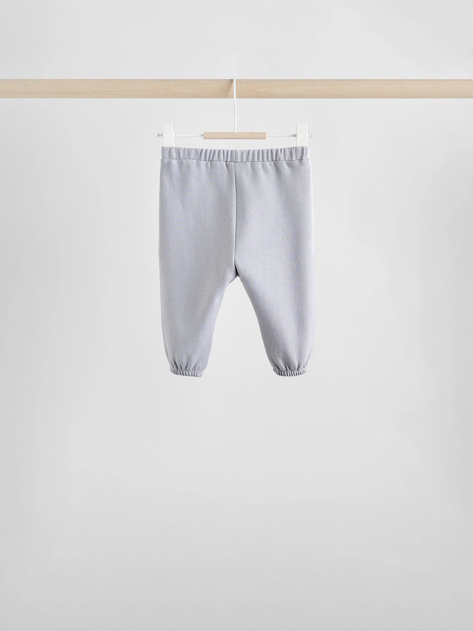 Antracietgrijs & Crème - Baby sweatshirt en joggingbroek 6 -delige set (0mnd -2jr)