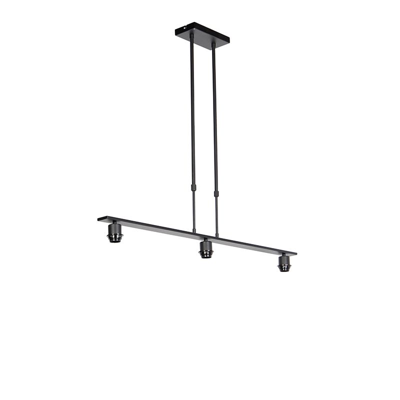 Hanglamp zwart zonder kap - Combi 3 Deluxe
