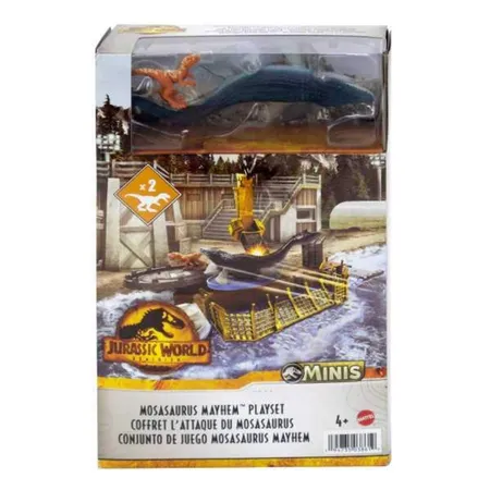Mattel Jurassic World Minis Spielset Mosasaurus Mayhem