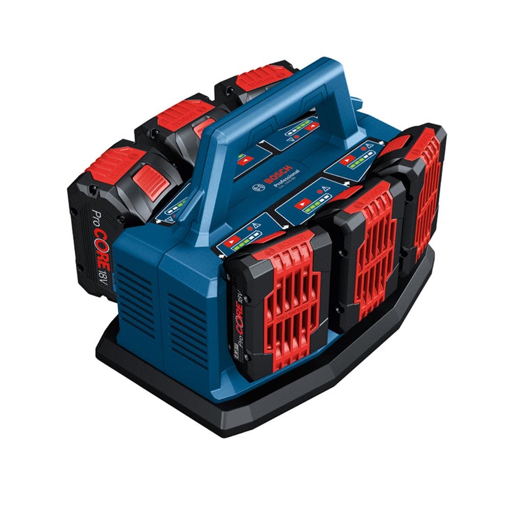 BOSCH 18V 6 Bay Charger GAL 18V6-80 1600A01U9P