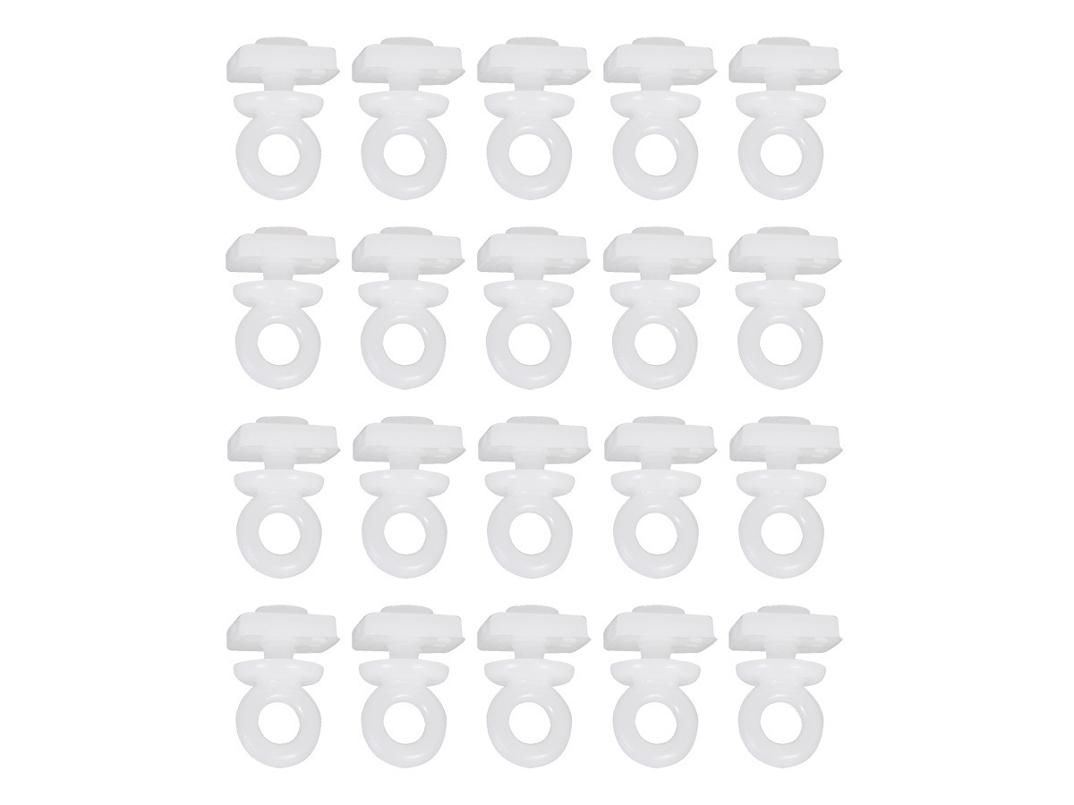 Obelink stopper met schroefdraad (20 stuks) - white