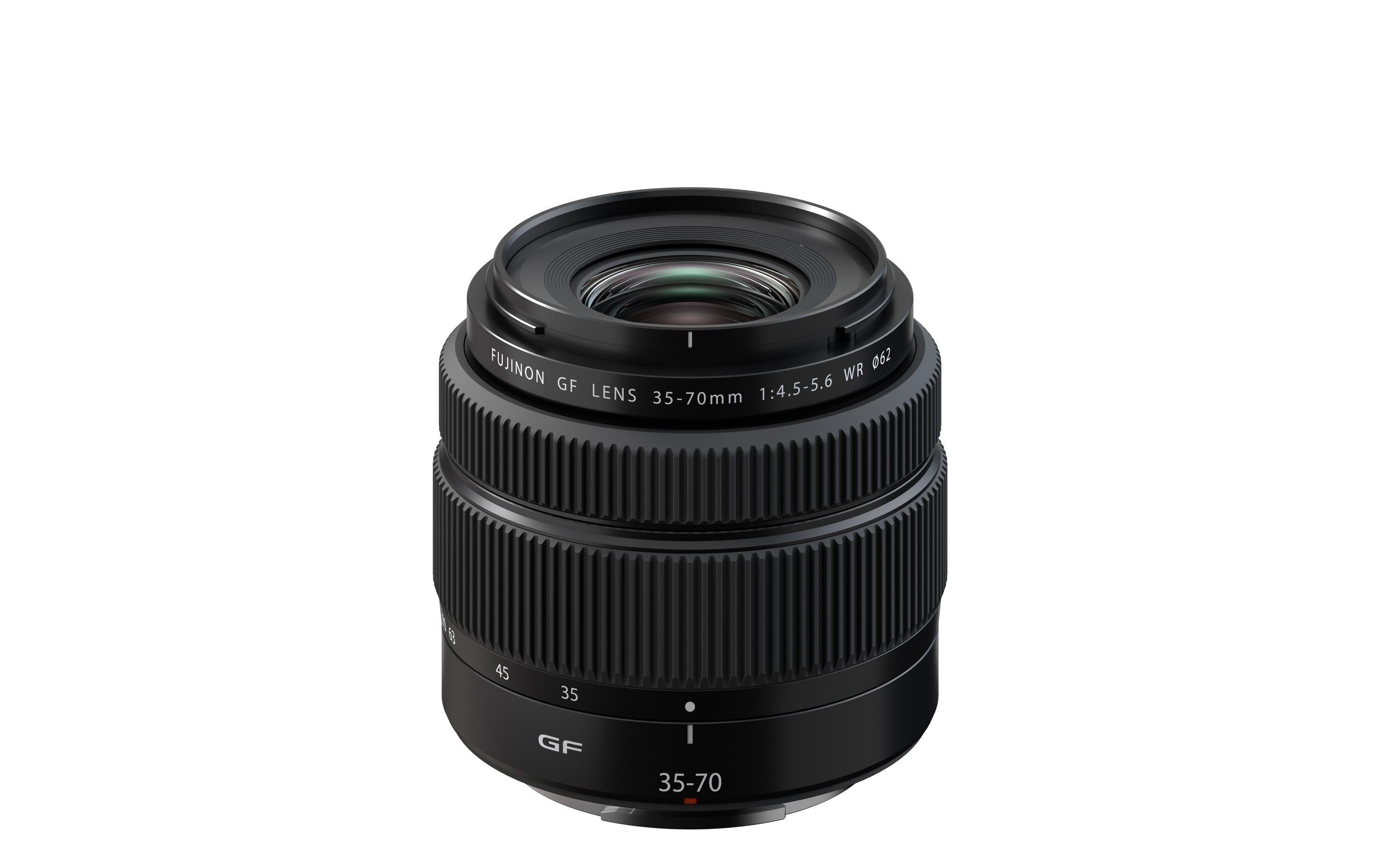 Zoomobjektiv FUJINON GF 35-70mm F4.5-5.6 WR – G-Mount<br>Leichtes und handliches Zoom-Objektiv für Systemkameras der FUJIFILM GFX Serie