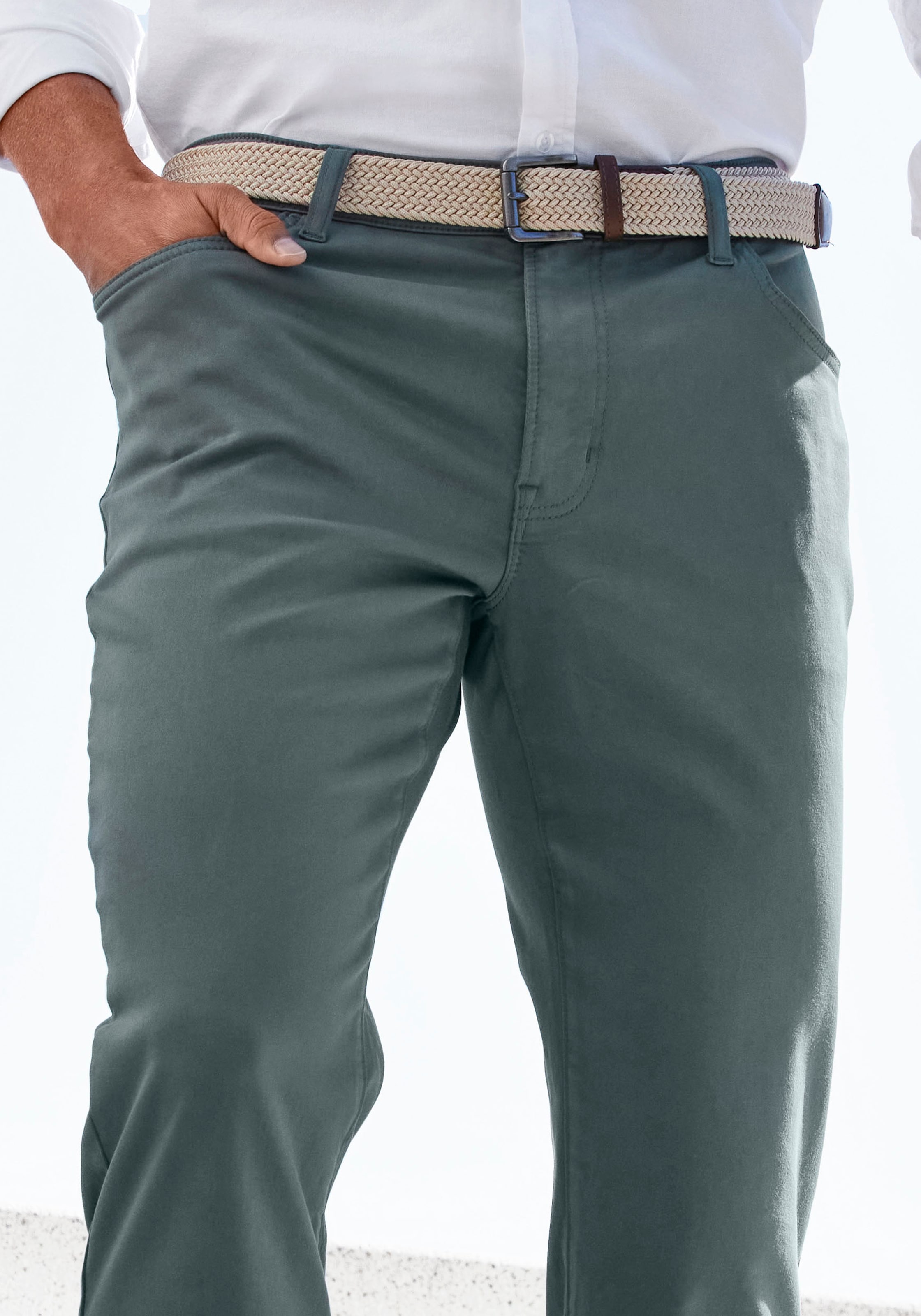 John Devin Stretch-Hose », 5-Pocket-Hose, regular-fit«  Chinohose aus elastischer Baumwoll-Qualität