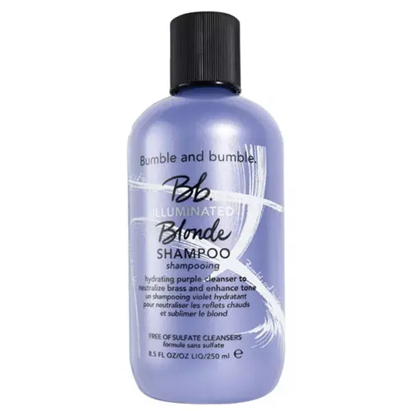 Shampoo Bumble and Bumble Bb.Illuminated Blonde, tom violeta, para realçar o loiro, 250ml