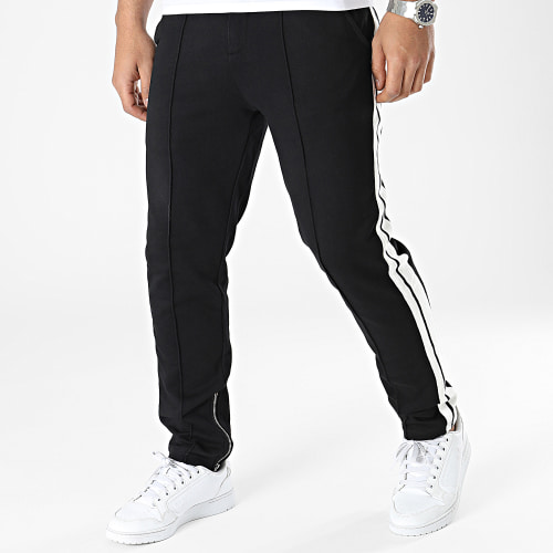 Pantalon Jogging A Bandes Noir