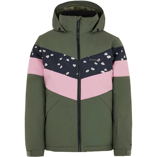 Veste de ski PROTEST PRTFUGY JR SNOWJACKET BOTANIC GREEN