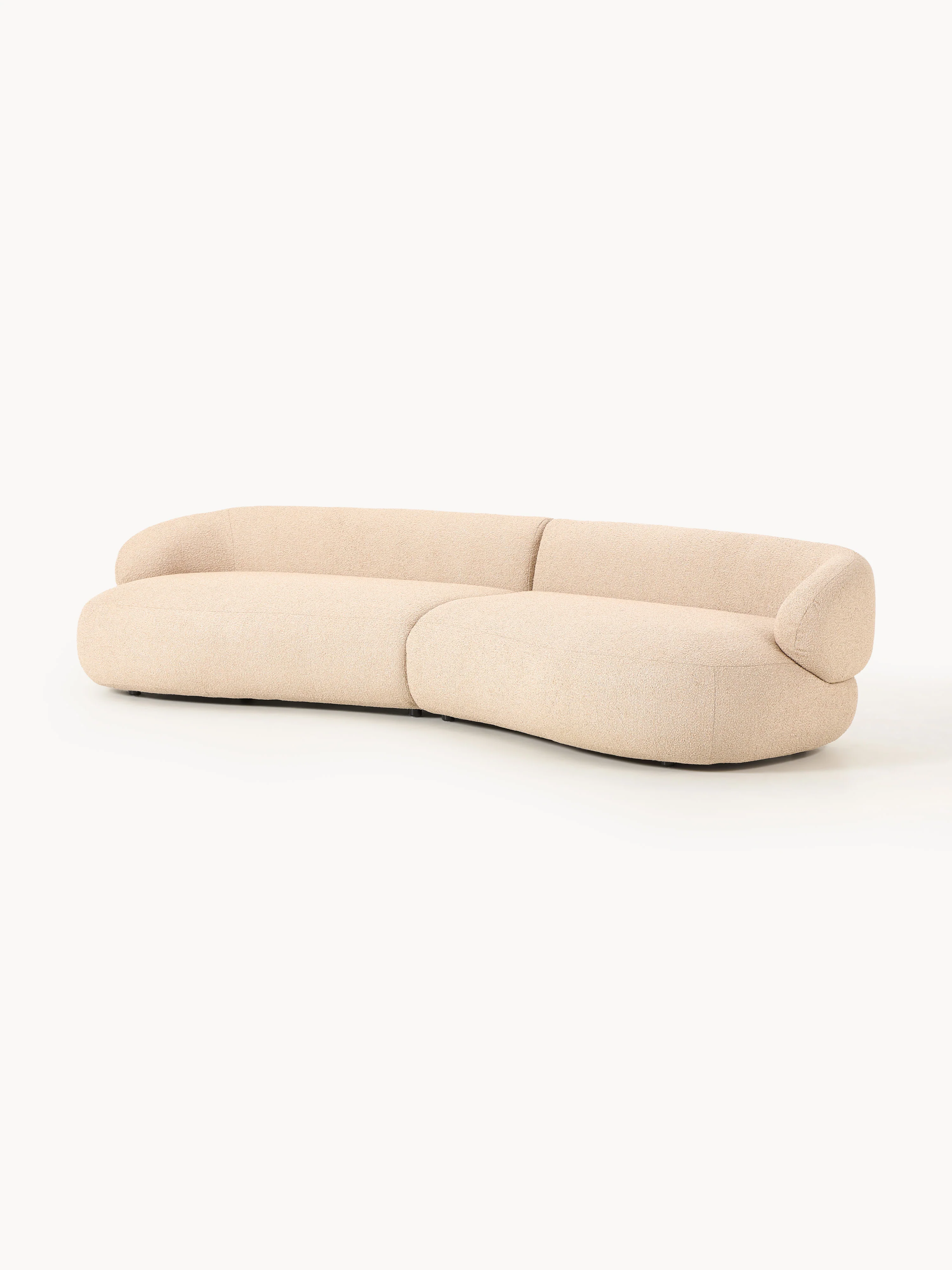 Bouclé bank Alba (4-zits)