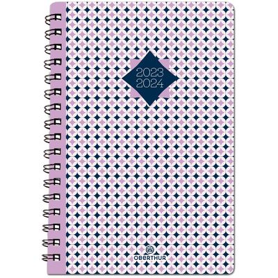 Agenda à spirale Graphik 15 - 1 semaine sur 2 pages - Vichy - Oberthur