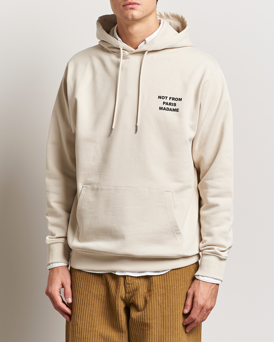 Drôle de Monsieur Slogan Hoodie Mastic