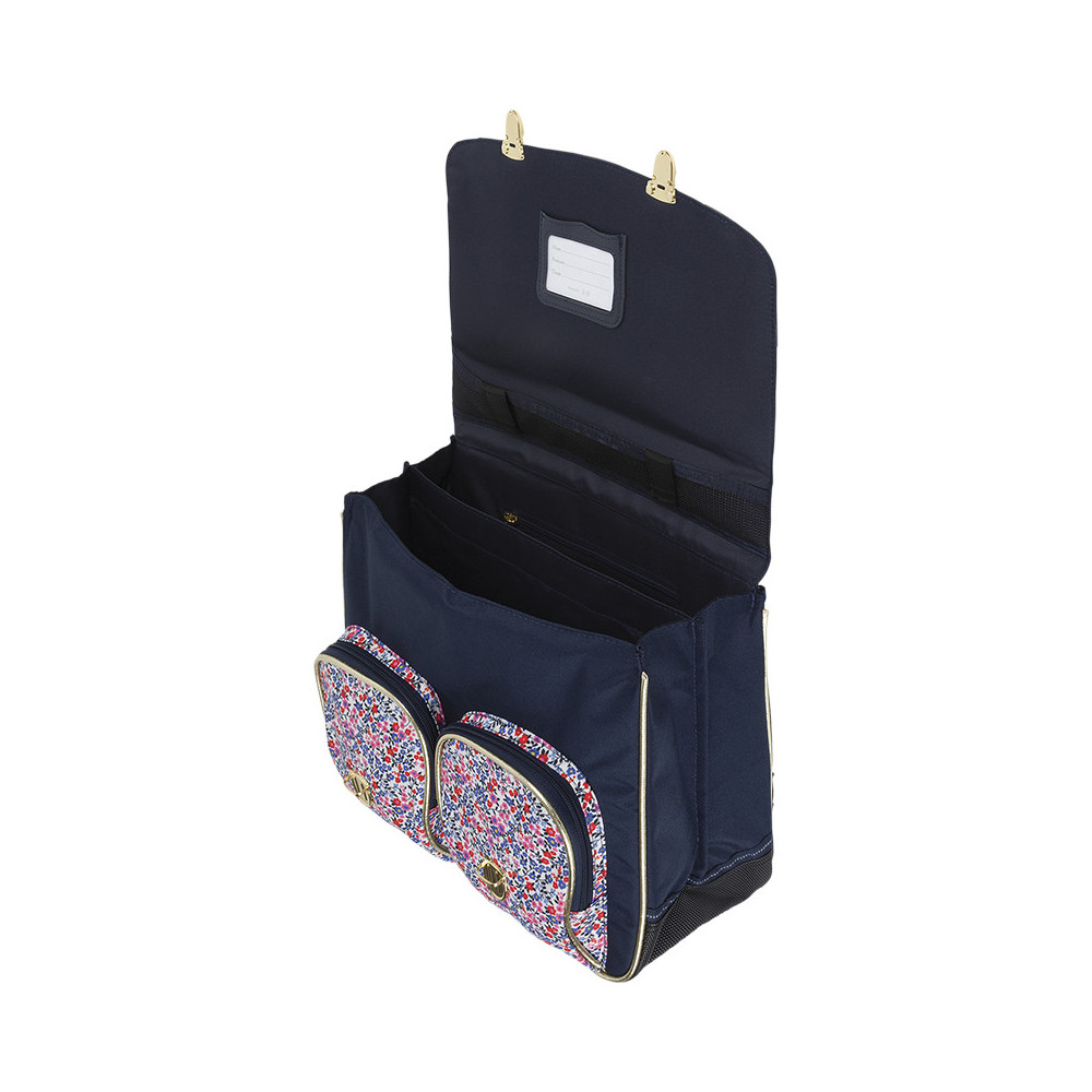 Cartable Jeanne bicolore