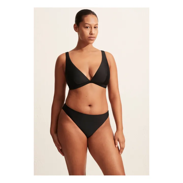 Matteau Haut de Maillot Plunge | Noir