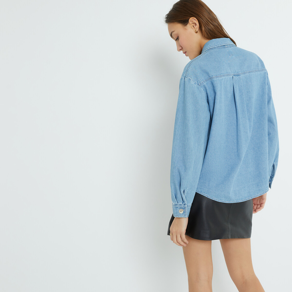 COLEÇÕES LA REDOUTE<br>Camisa jeans de manga comprida