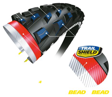 Pneu Michelin Force AM Performance Line 27.5'' Tubeless Ready Souple E-Bike Ready