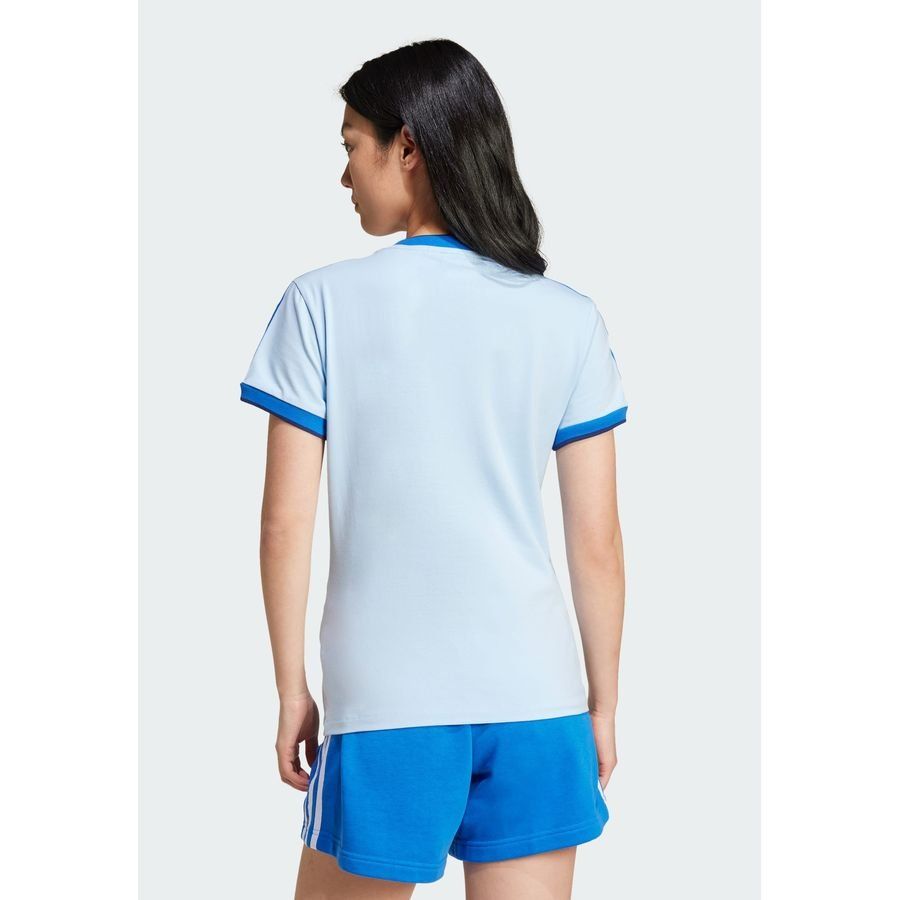 Adidas Original T-shirt 3 bandes coupe slim badge graphique