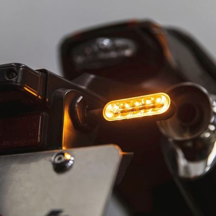 Clignotant Chaft CYCLONE LED SEQUENTIELS (La paire) Universel - Noir