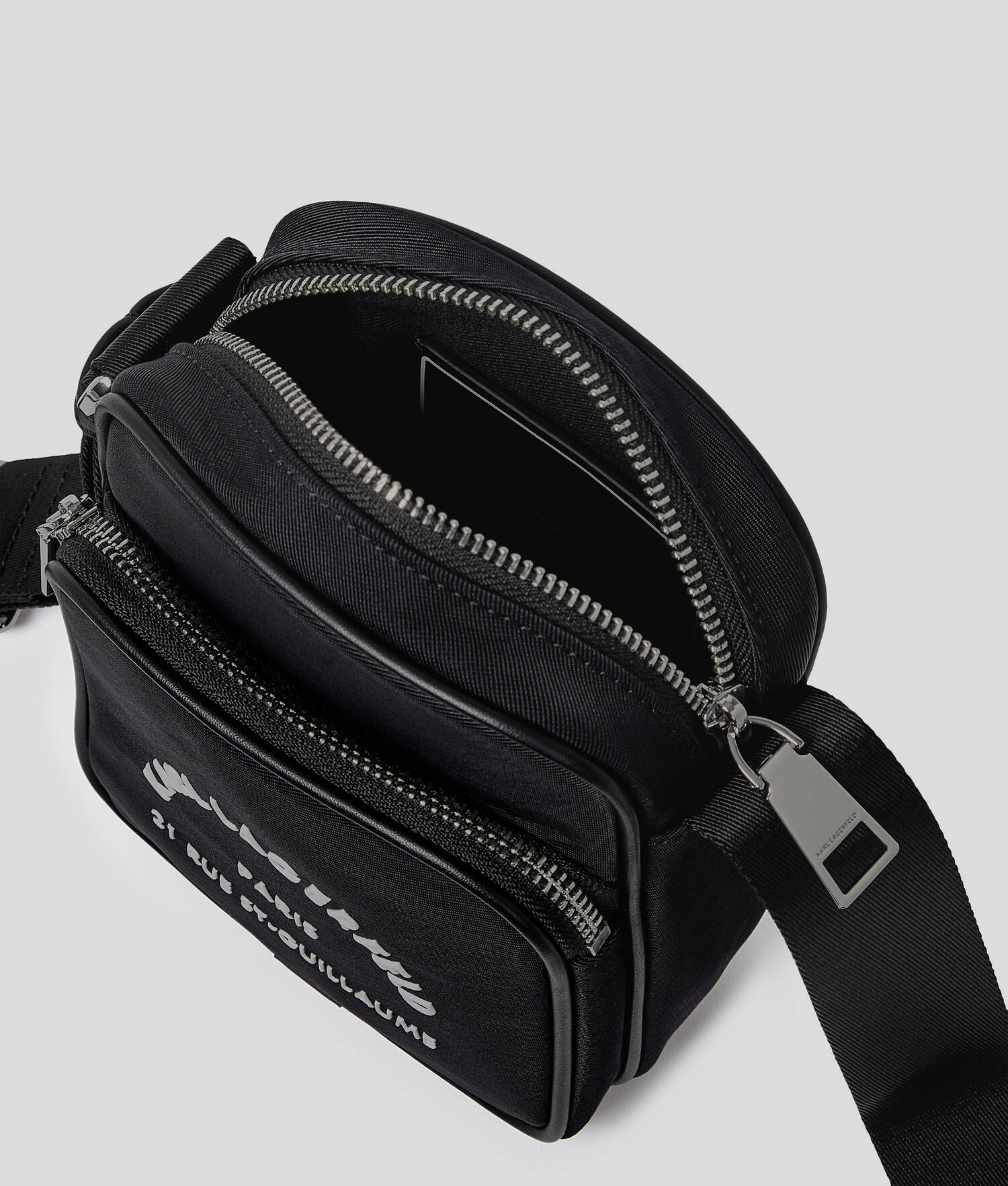 SAC BANDOULIÈRE EN NYLON RUE ST-GUILLAUME - Noir