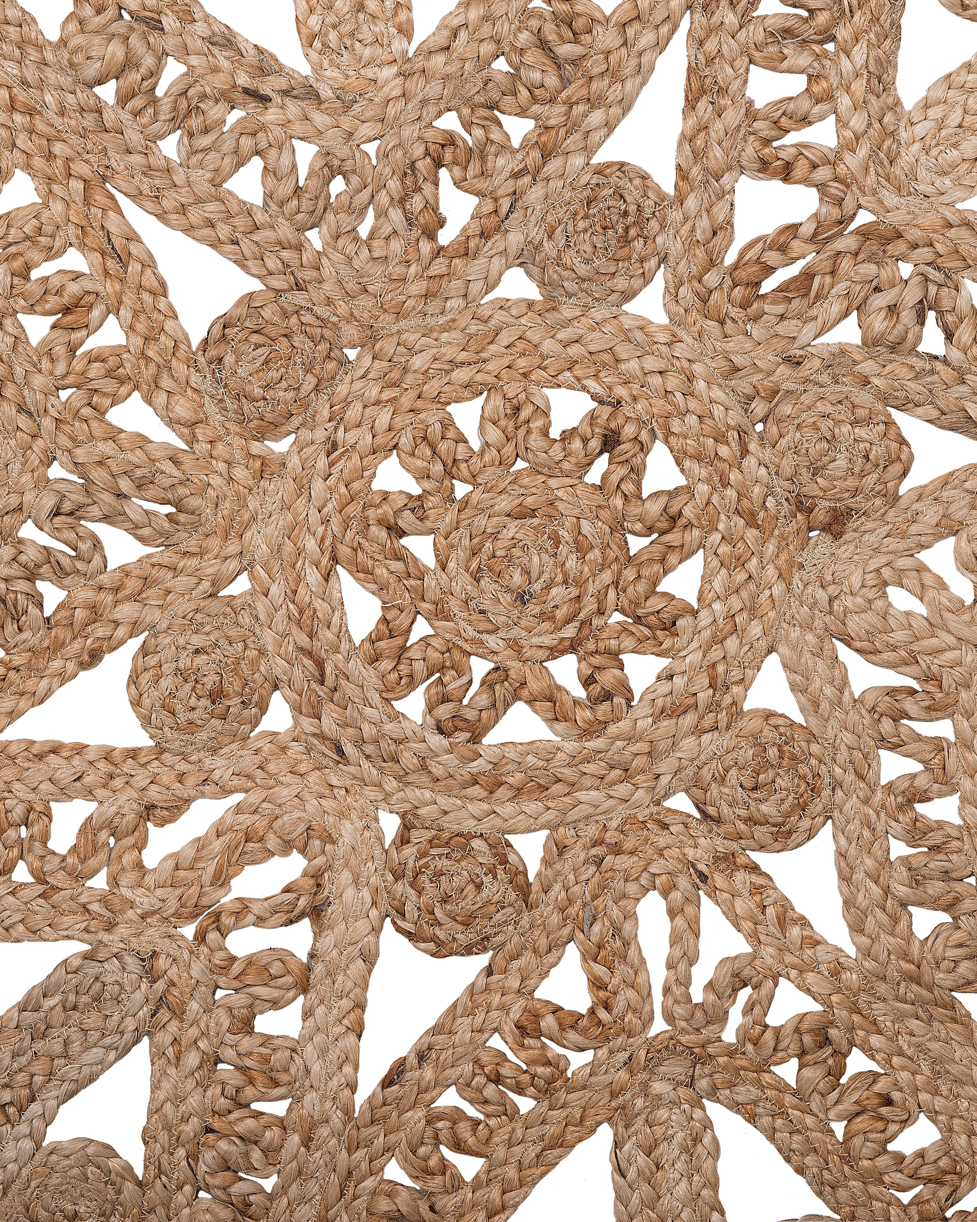Vloerkleed BUCAK Beige ø 120 cm Jute