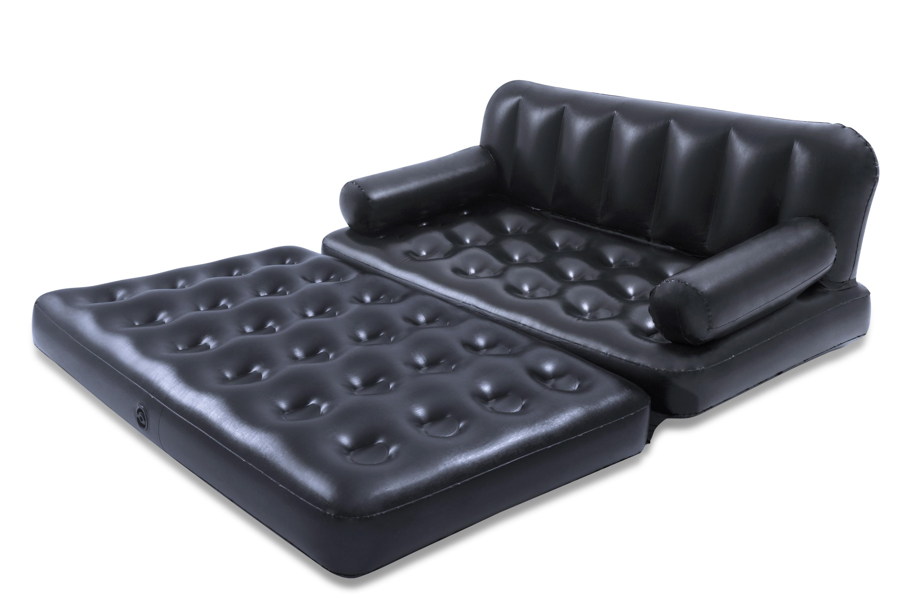 Sofa aufblasbar 5-in-1 schwarz