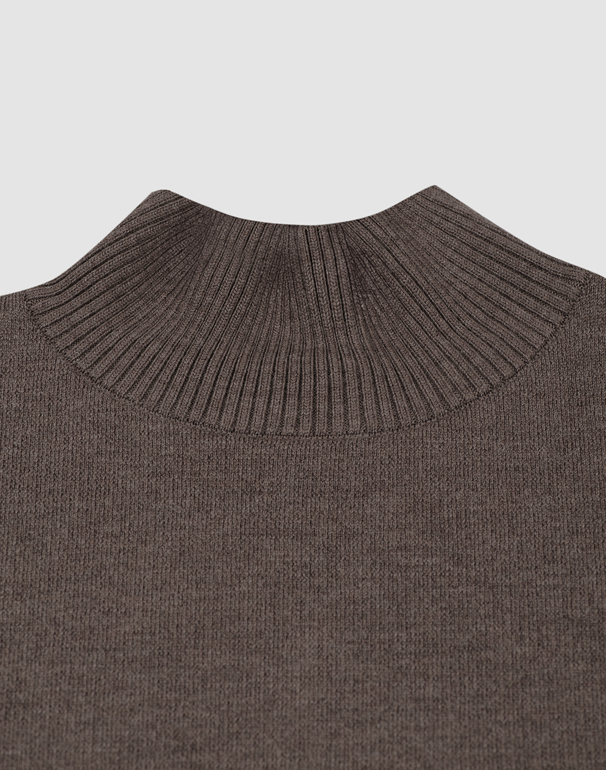 Sweater met hoge hals van merinowol voor dames