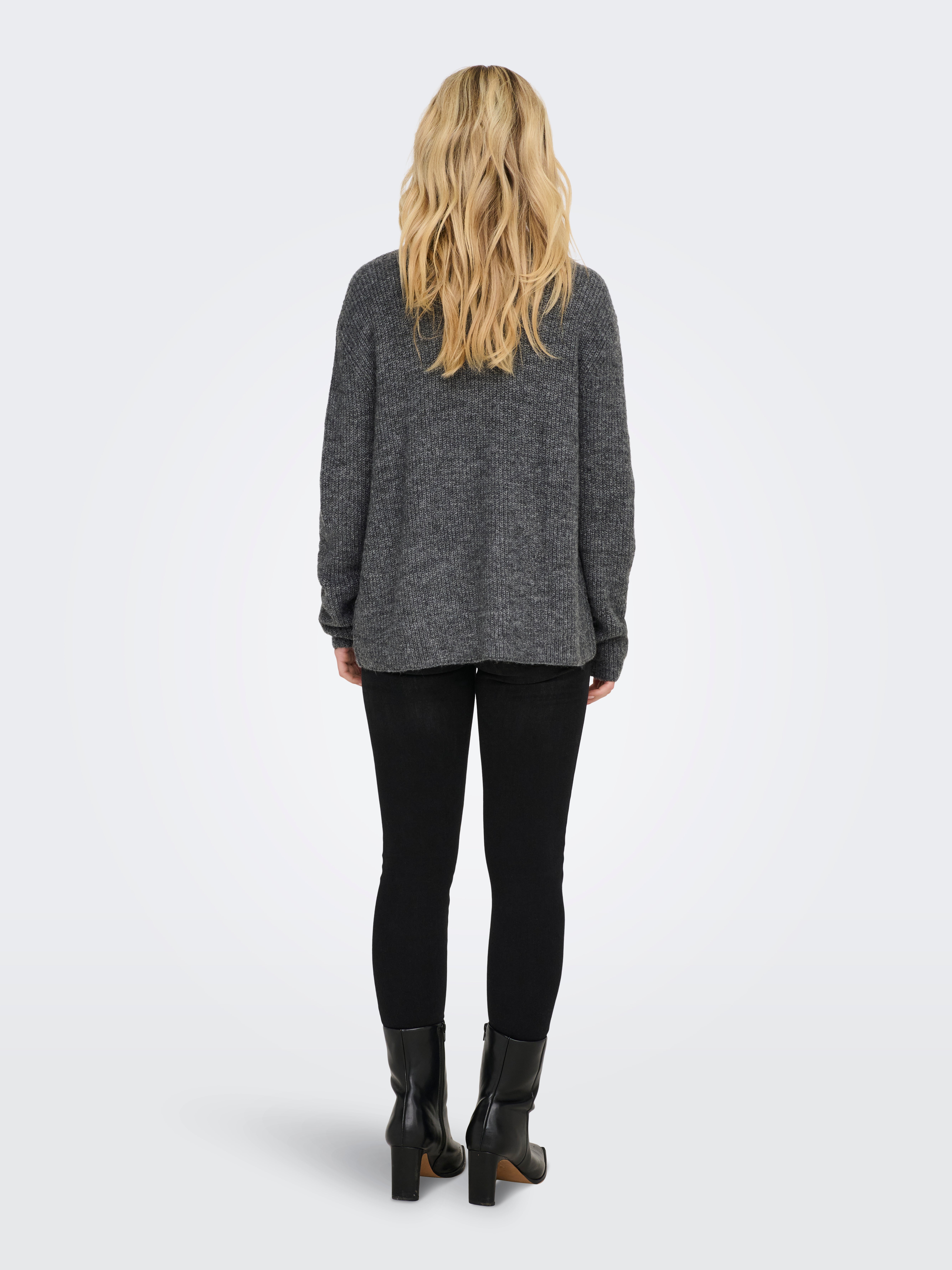 JDYDREA Strickjacke Dark Grey Melange