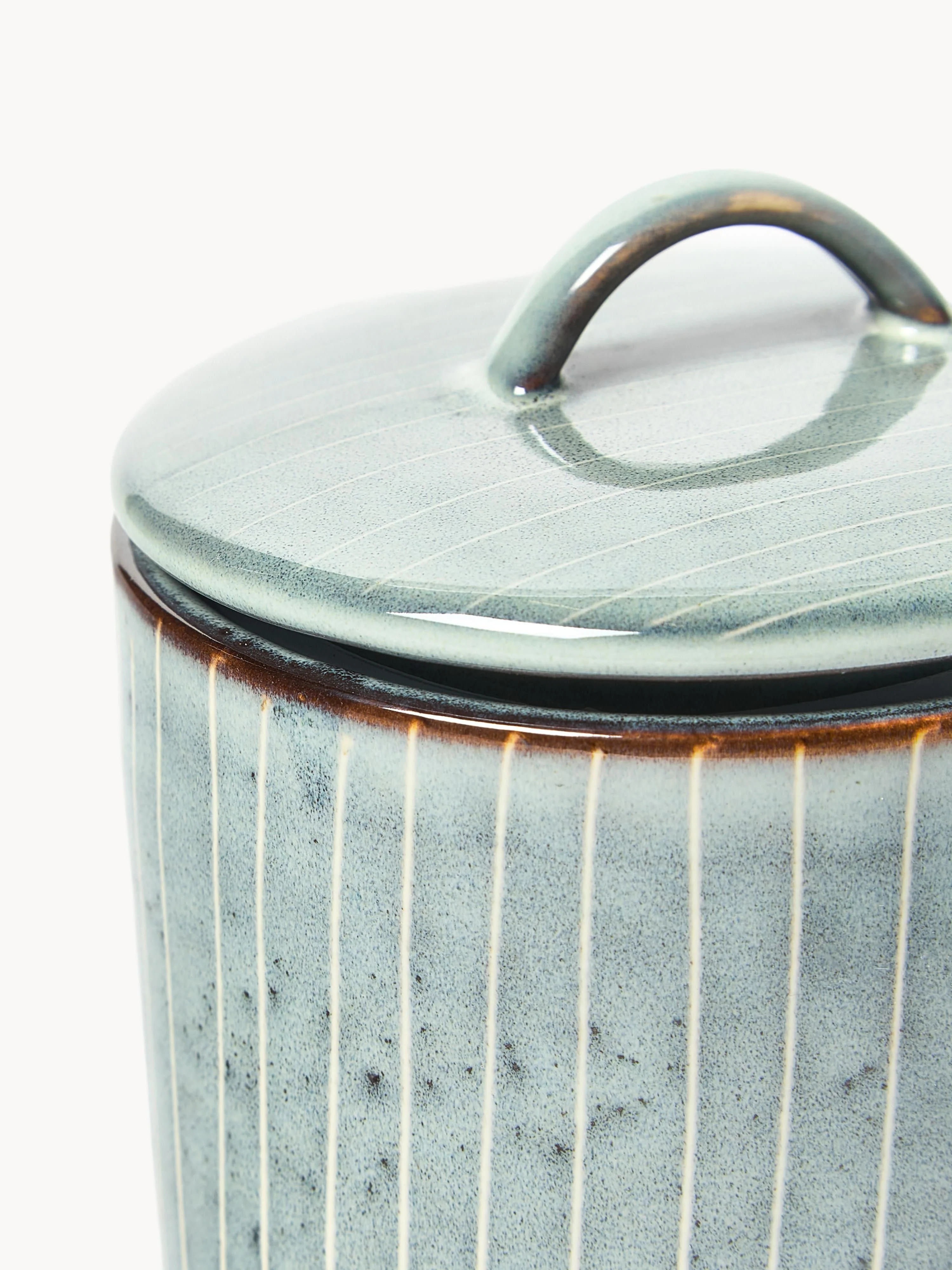 Handgemaakte opbergpot Nordic Sea