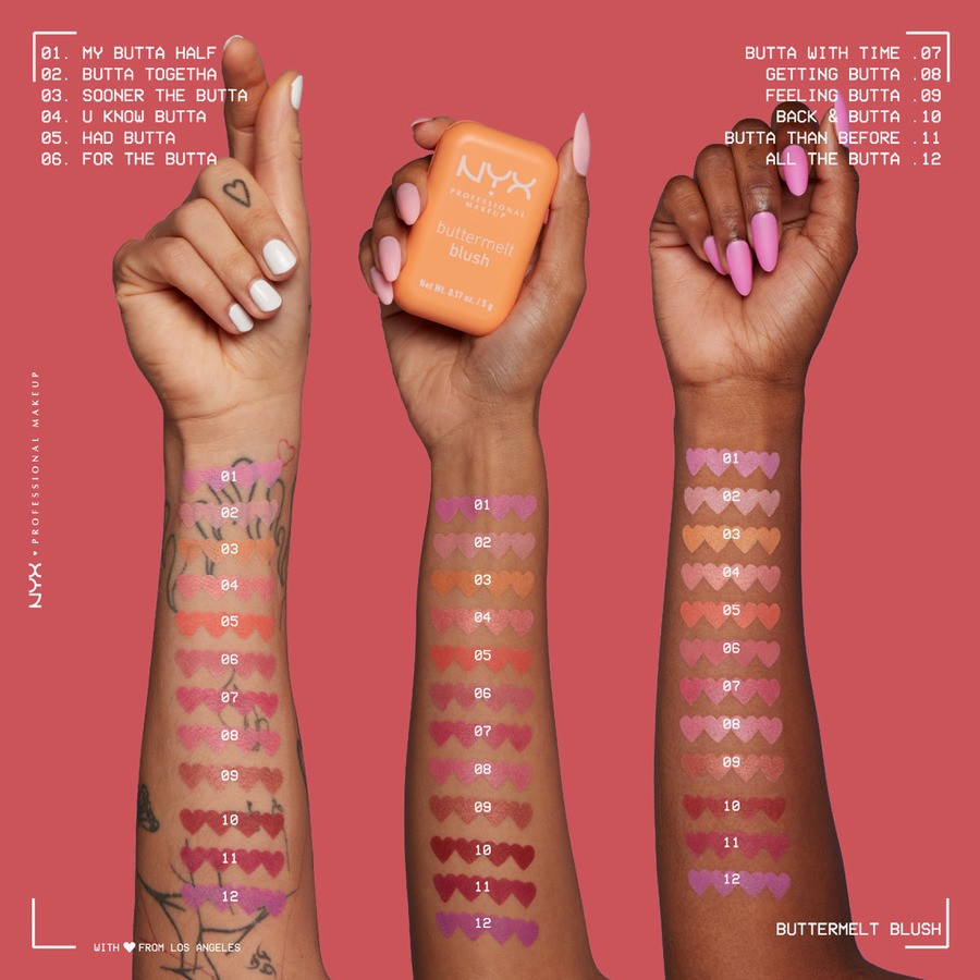 NYX PROFESSIONAL MAKEUP Buttermelt Blush 04 U Know Butta 5g