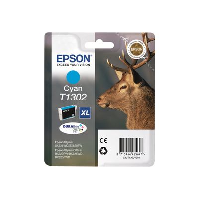 Epson T1302XL Cerf - cyan - cartouche d'encre originale