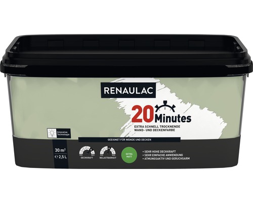 RENAULAC Muurverf Mat Saliegroen 2,5 L