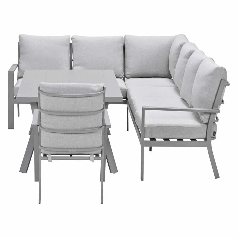Garden Impressions Senja lounge dining set 4-delig l. - valley sand