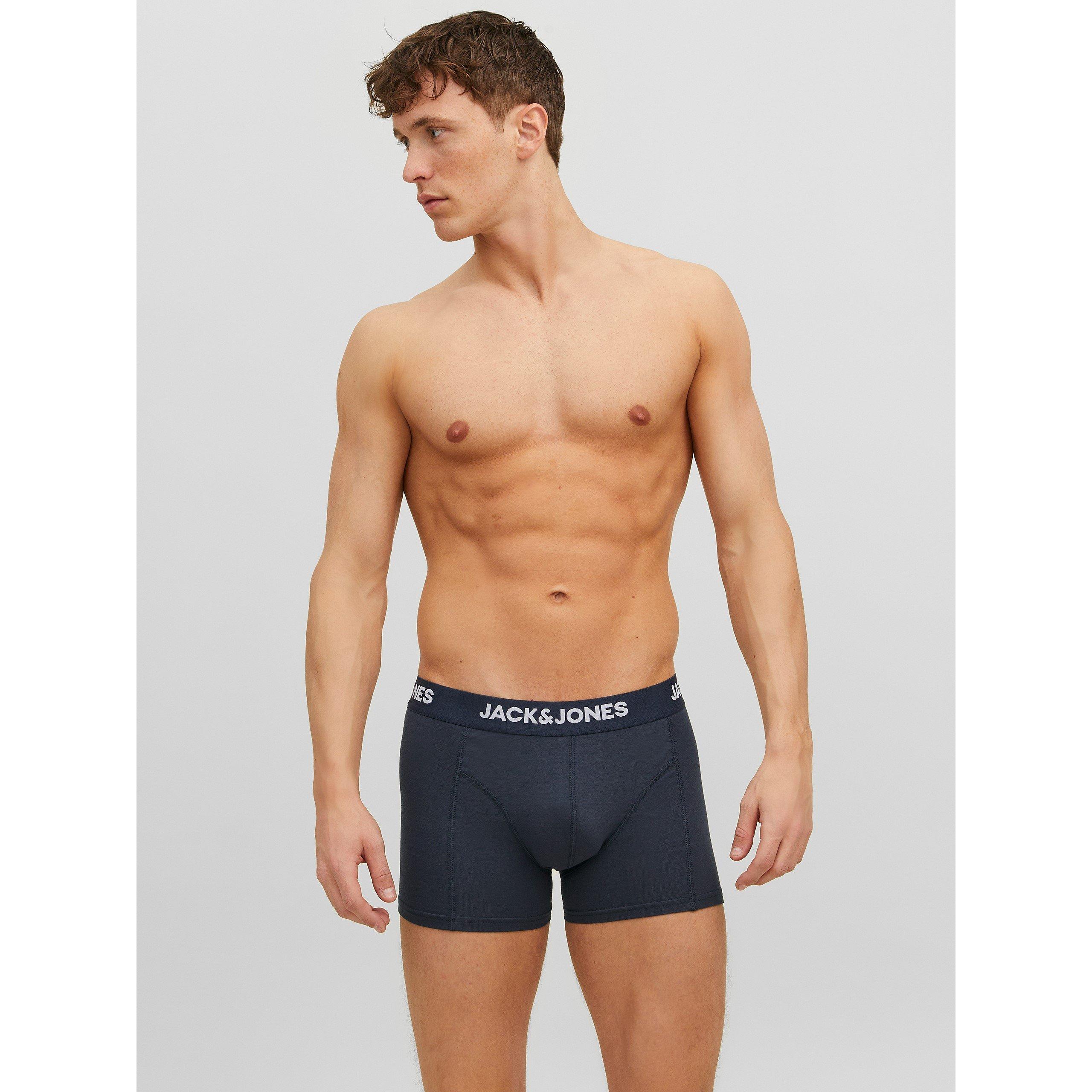 Jack and Jones Anthony 3 Pack Boxer Trunk Mens