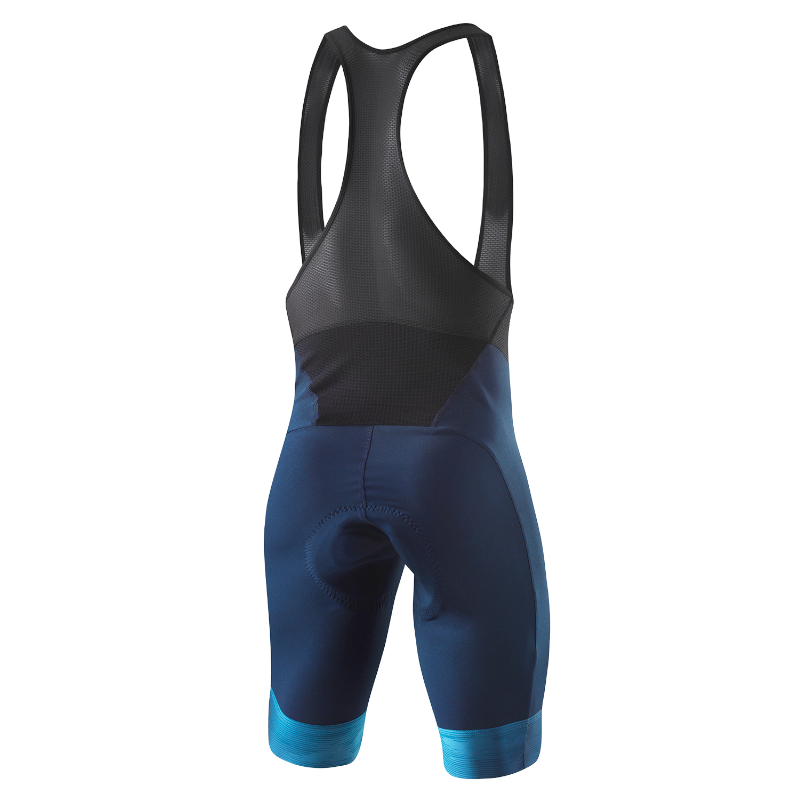 Loeffler Volta blauwe heren bibshorts