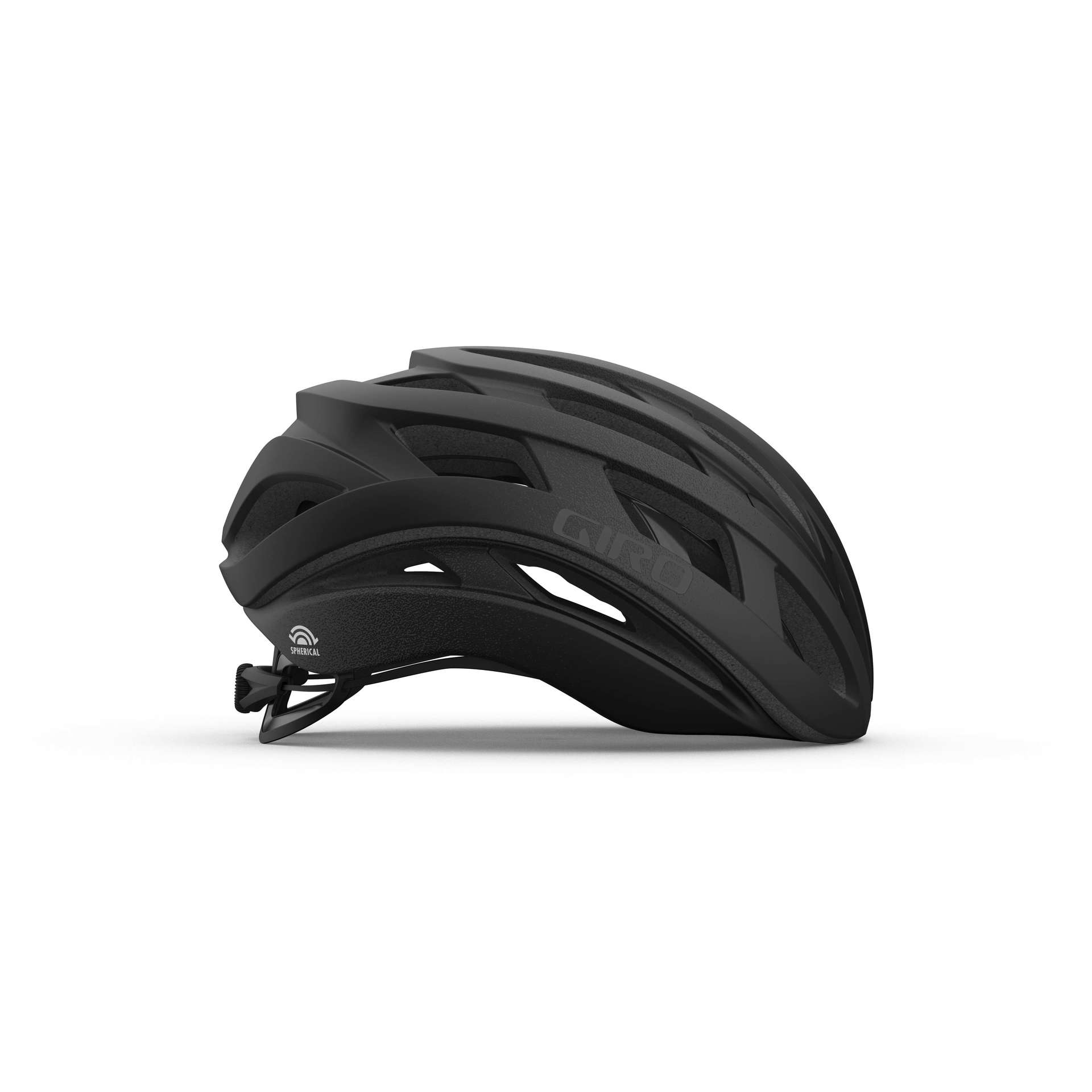 Giro Helios Spherical Race Fietshelm Mat Zwart/Zwart