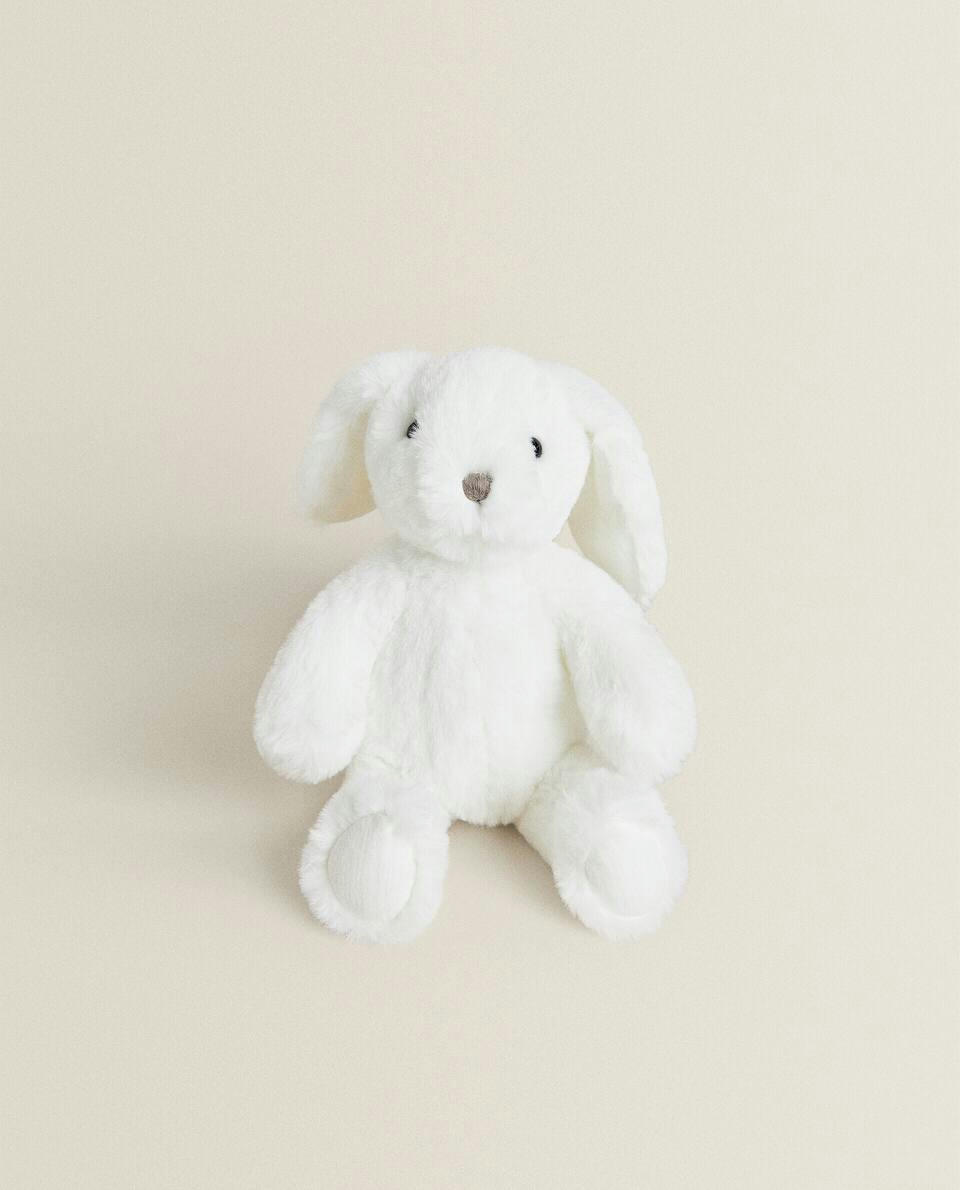 COELHINHO DE PELÚCIA BRANCO INFANTIL