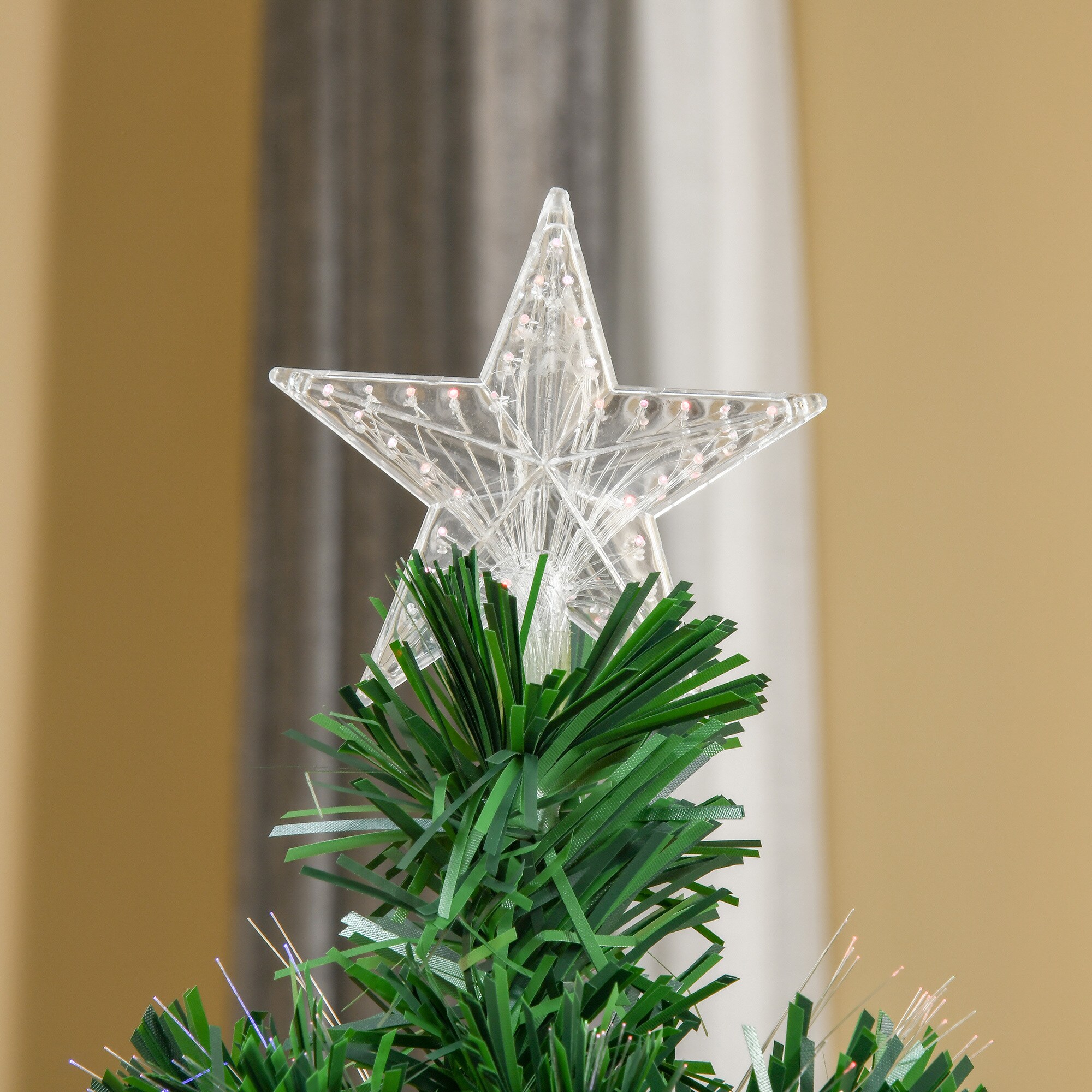 HOMCOM Weihnachtsbaum inklusive Metallständer grün 60 x 150 cm (ØxH)