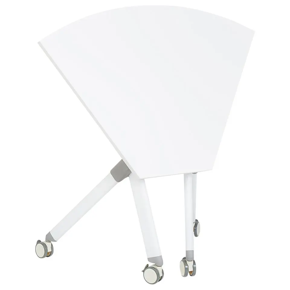 BENDI - Bureau inklapbaar - Wit - 90 x 64 cm - Metaal