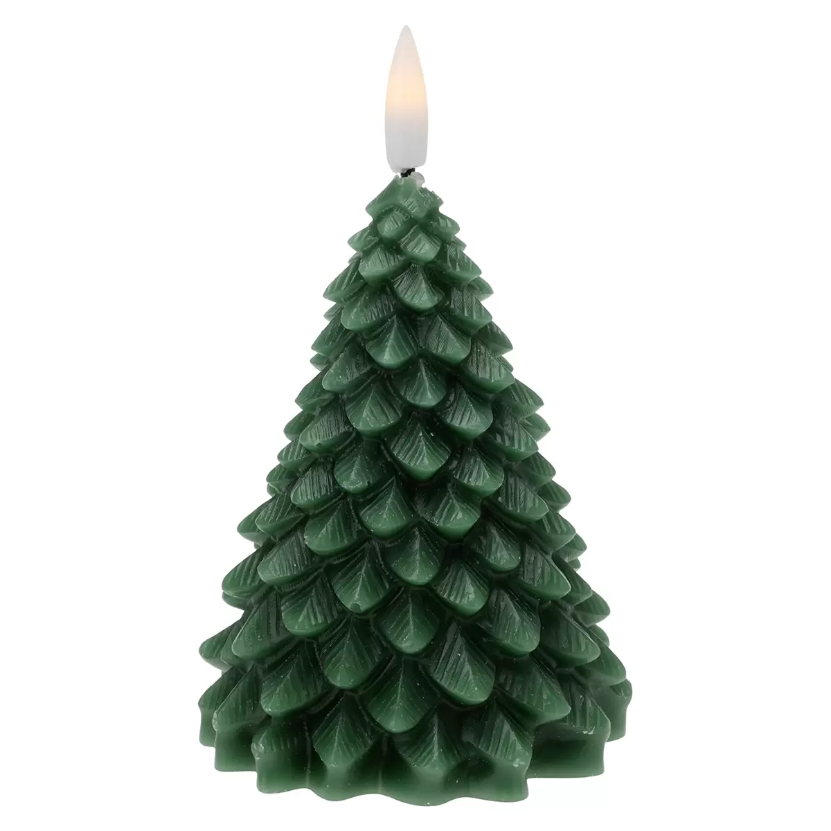 LED-Kerze LED-Tree dunkelgrün,grün