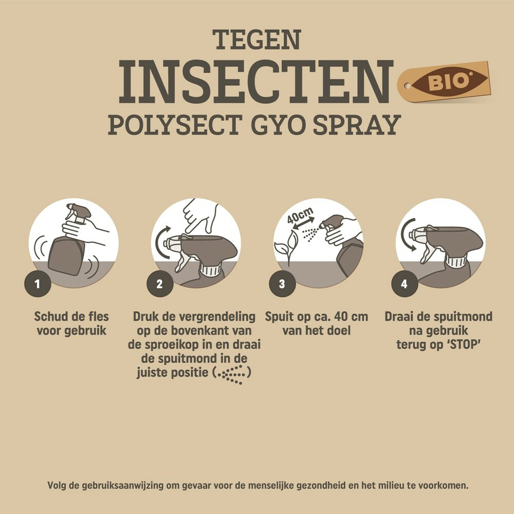 Pokon Tegen Insecten Spray Polysect GYO Spray Biologisch800 ml