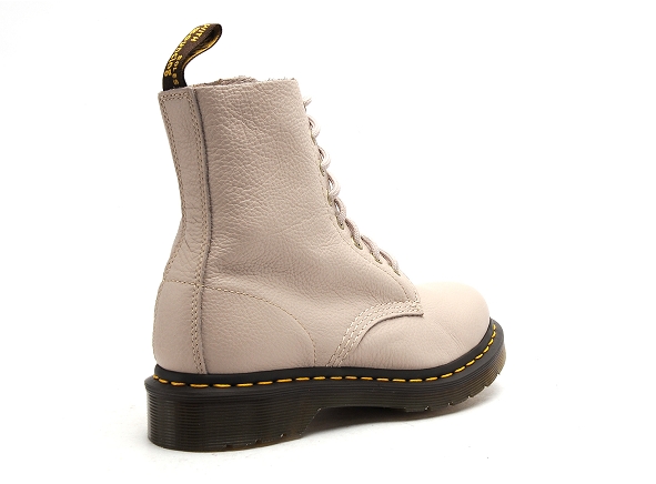 Dr martens boots bottine plates femme pascal virginia beige