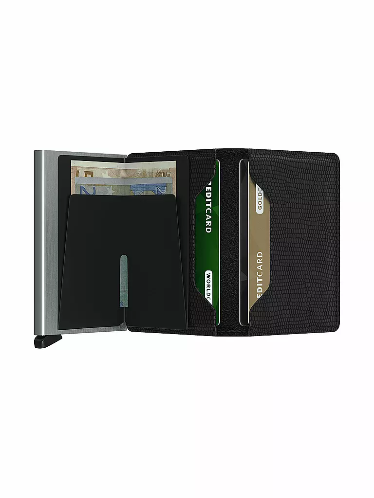 SECRID Geldbörse - Slimwallet Rango Slim Black schwarz