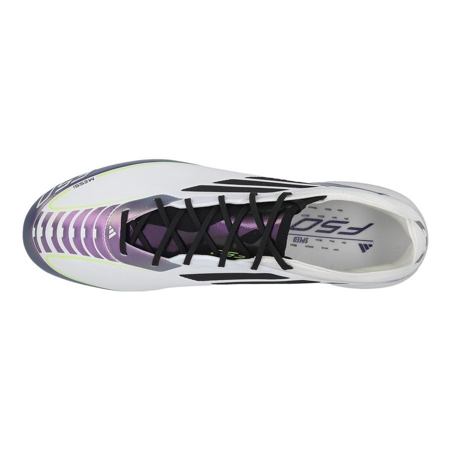 adidas F50 Messi Elite FG Triunfo Estelar - Blanc/Noir/Violet