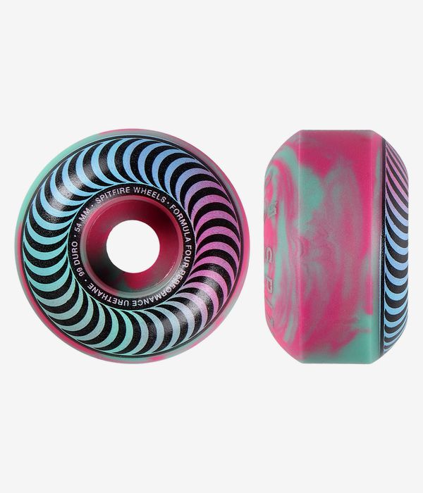 Spitfire Formula Four Classics Rollen (pink teal) 54 mm 99A 4er Pack