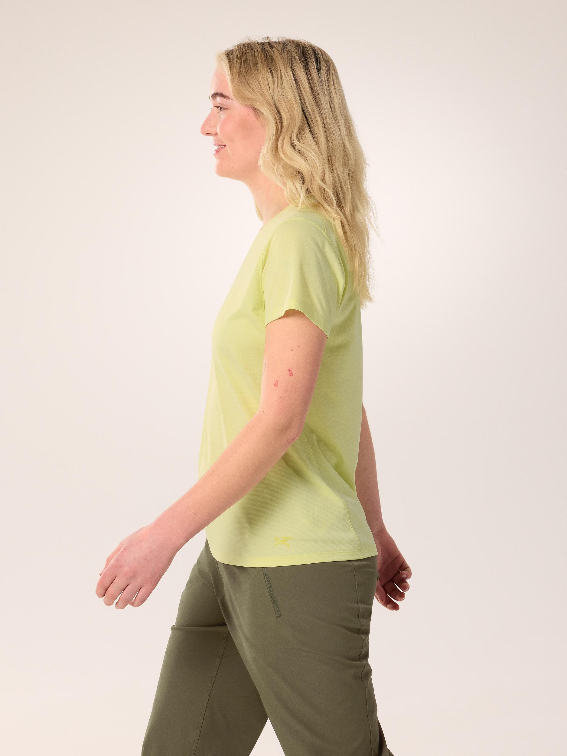 Arcteryx Taema Crew SS Womens Ray Heather