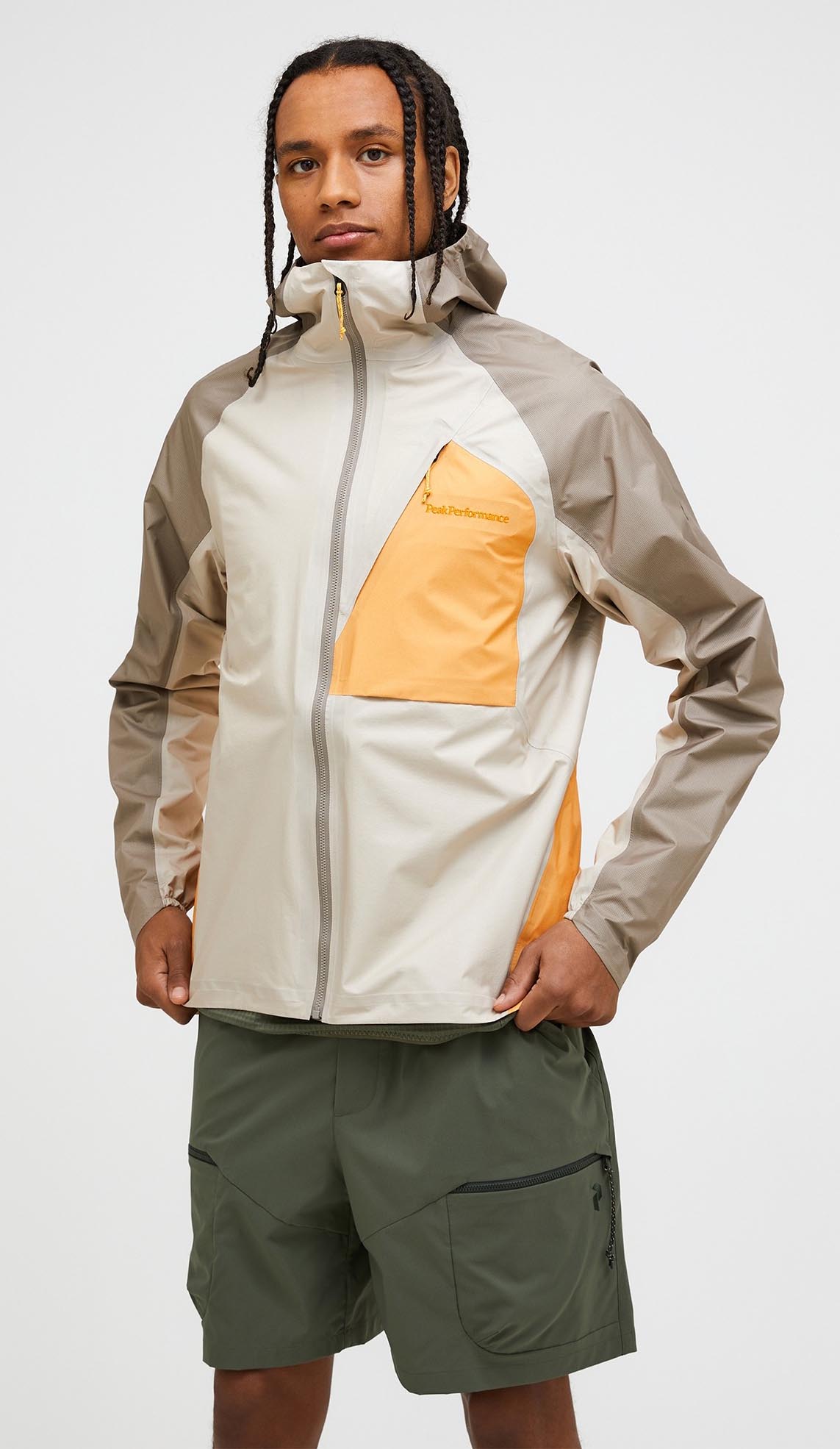 Trail 3L Hipe Jacket Herre Avid Beige