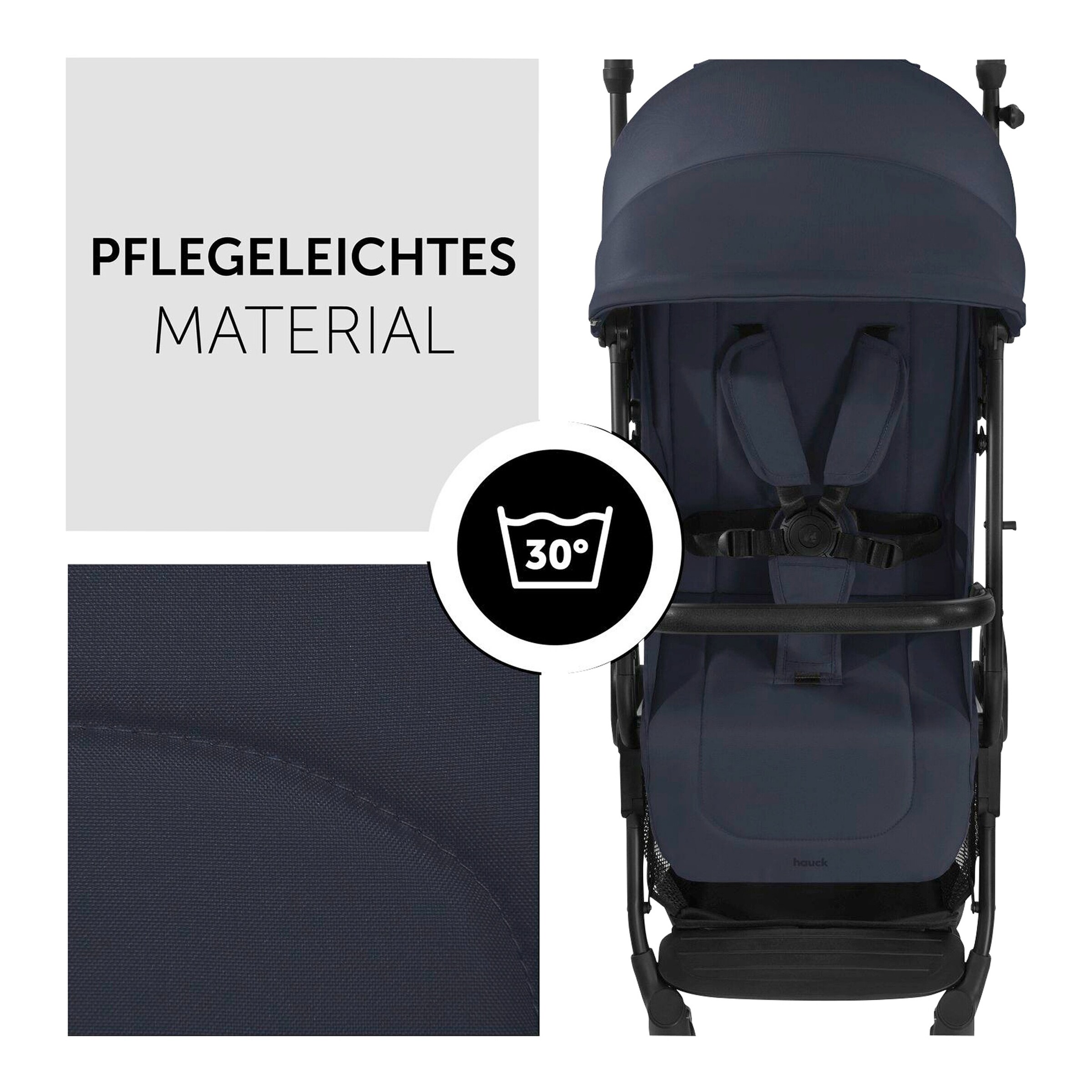 Hauck Buggy TravelNCare dark navy blue
