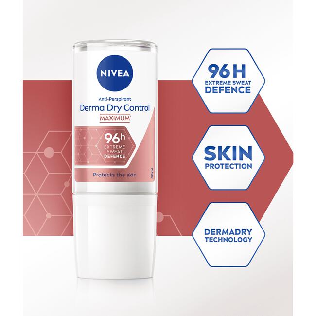 NIVEA Derma Control Deodorant Roller 50 ML