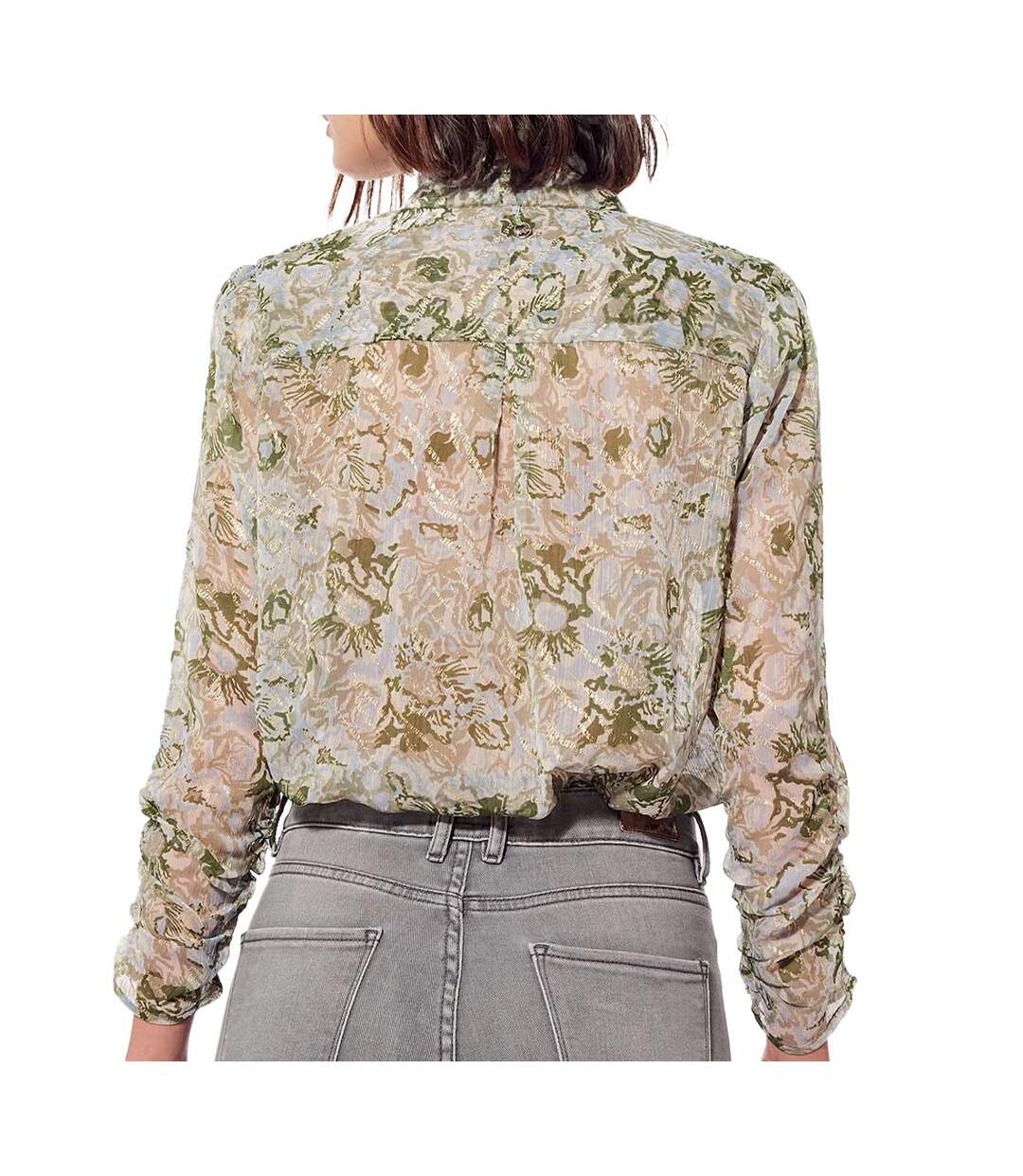 Chemise Kaki à fleurs Femme Kaporal Belf