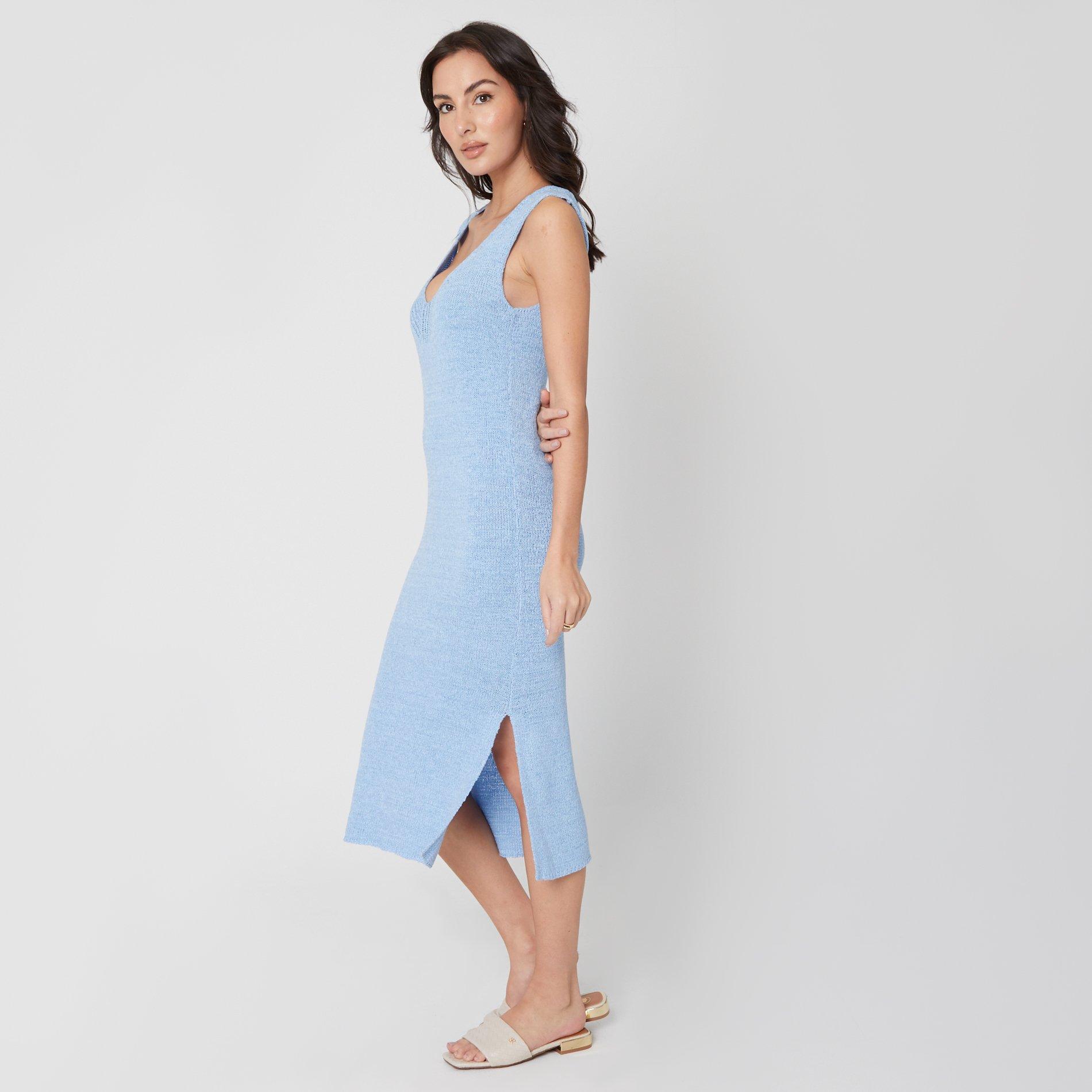Be You BeYou Knitted Midi Dress Womens